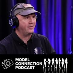 Image of me doing the Model Connection podcast