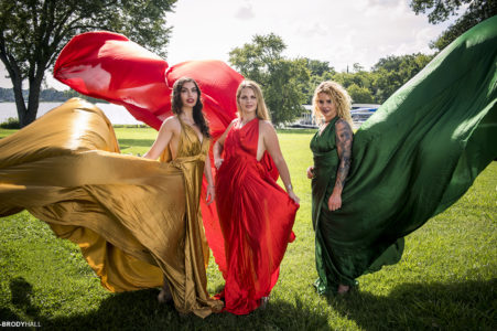 three-ladies-in-long-dresses-outside three lovely ladies at a Nashville group shoot. Wearing long flying dresses!